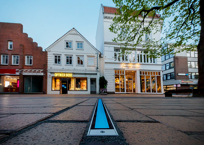 Linear In-Ground Luminaires for Elmshorn by WE-EF