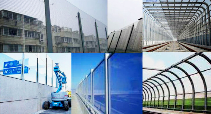 Transparent Acrylic Noise Barriers from Allplastics