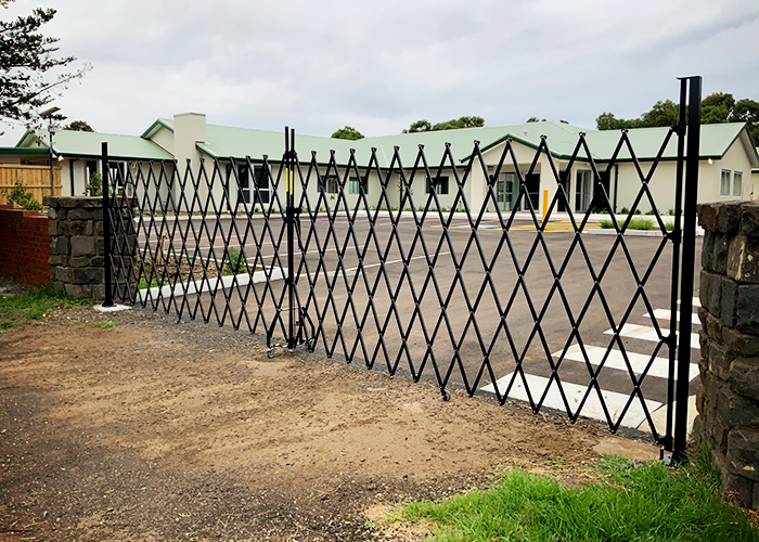 Trackless Retractable Security Gates from ATDC