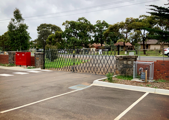 Trackless Retractable Security Gates from ATDC