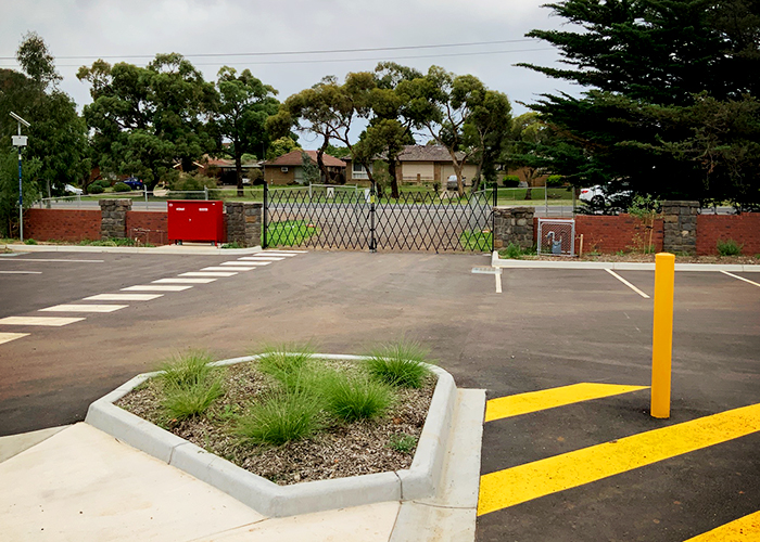 Trackless Retractable Security Gates from ATDC