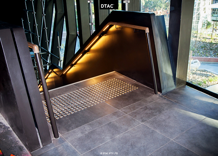 Stair Treads & Tactiles for Deakin University from DTAC