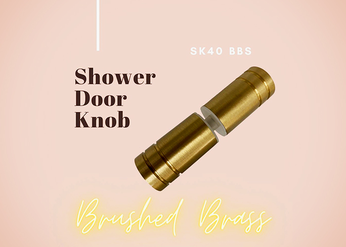 Brushed Brass Shower Hardware from FGS Hardware