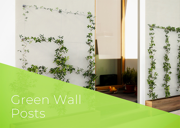 Green Wall Design - Greenline Post Kits from Miami Stainless
