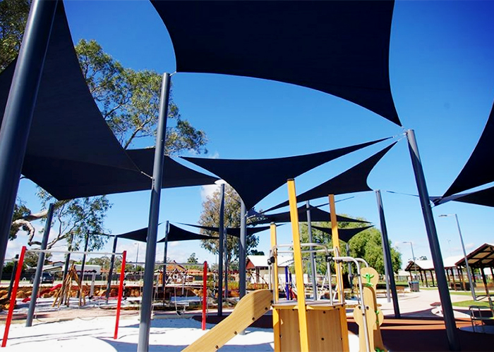 Playground Shade Cloths with UVR Protection from Polyfab