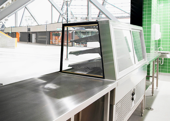 Stainless-steel Kitchen Fit-out for Bankwest Stadium by Stoddart