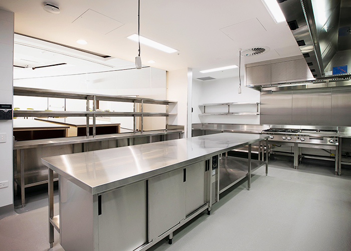 Stainless-steel Kitchen Fit-out for Bankwest Stadium by Stoddart