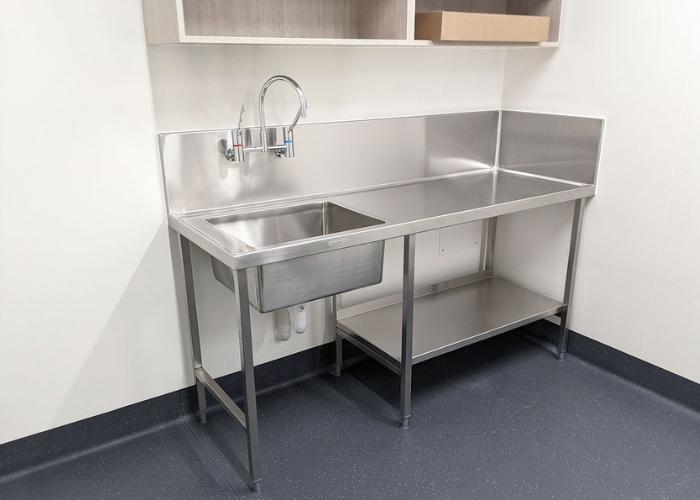 Stainless Steel Benchtops and Sinks for Healthcare by Britex