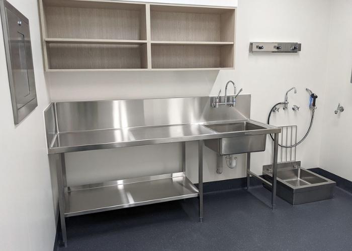 Stainless Steel Benchtops and Sinks for Healthcare by Britex