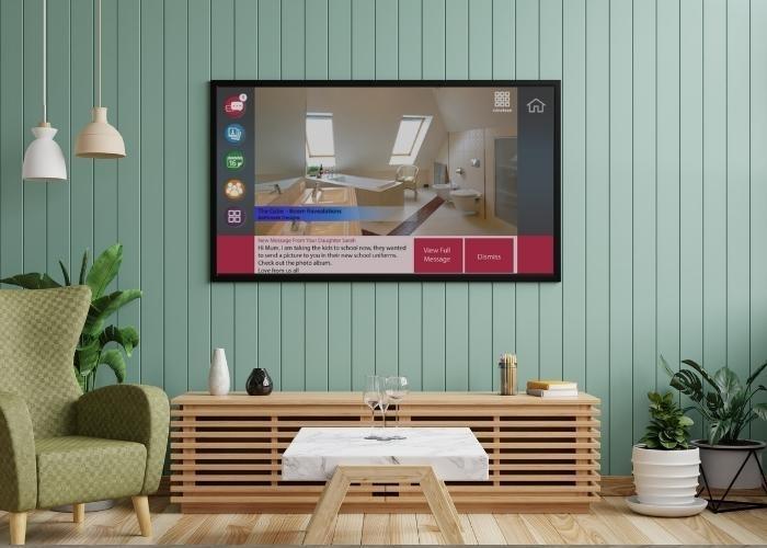 Digital Concierge Smart TV for Retirement Living and Aged Care from CareVision