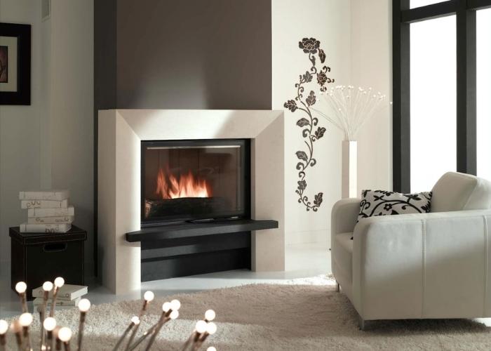 Indoor Wood Fireplace Types from Cheminees Chazelles