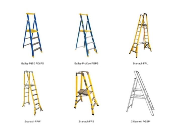 Aluminium Platform Ladders from Little Jumbo Ladders