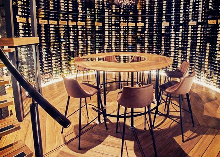 Wine Cellar featuring Buzon Height Adjustable Pedestals