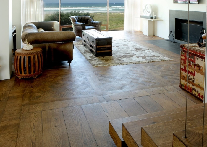 Marie Antoinette French Oak Parquetry Flooring by Antique Floors