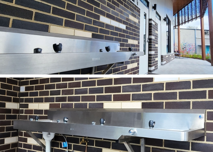 Stainless Steel Sanitary Ware and Commercial Sinks for Schools by Britex