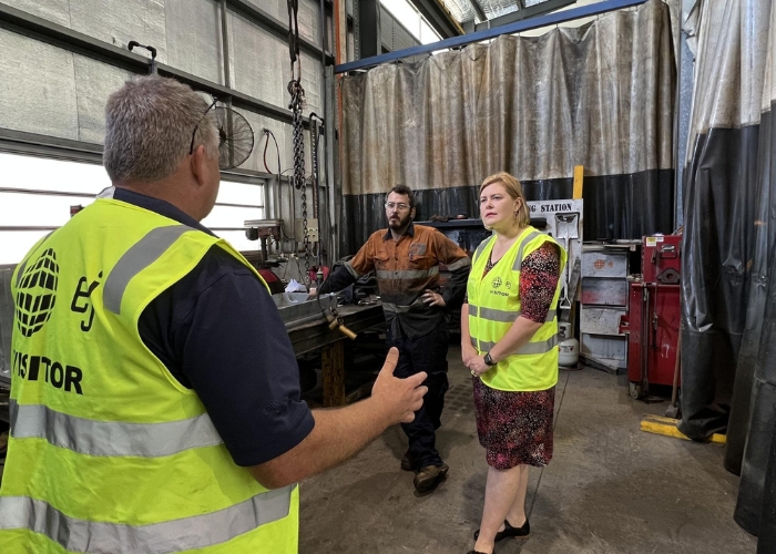 EJ Showcases Infrastructure Expertise During Visit From State MP | EJ Australia