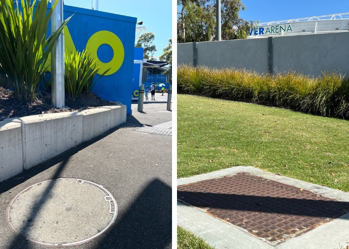 Durable and Reliable Iron Access Covers for the Australian Open by EJ
