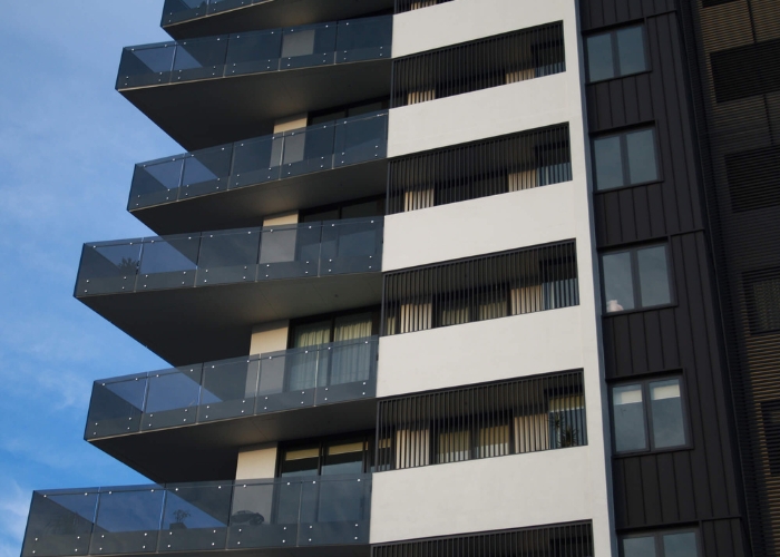 Fixed and Continuous External Window Louvre Design by Maxim Louvres