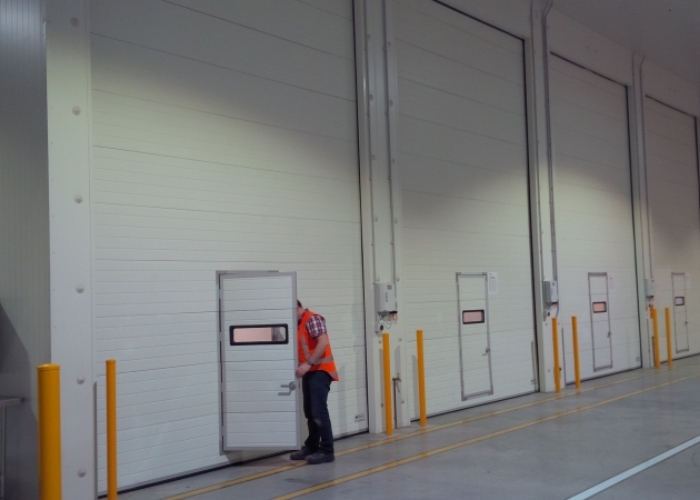 Insulated Sectional Doors for Loading Docks by Premier Door Systems