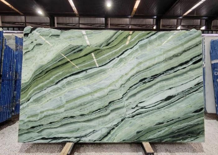 Shangrila Marble Luxurious Green Look by RMS Marble