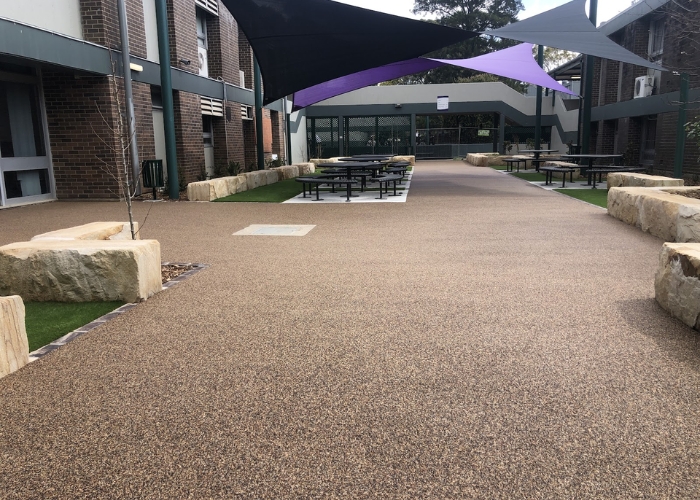 Slip Resistant Outdoor Paving for Schools by StoneSet