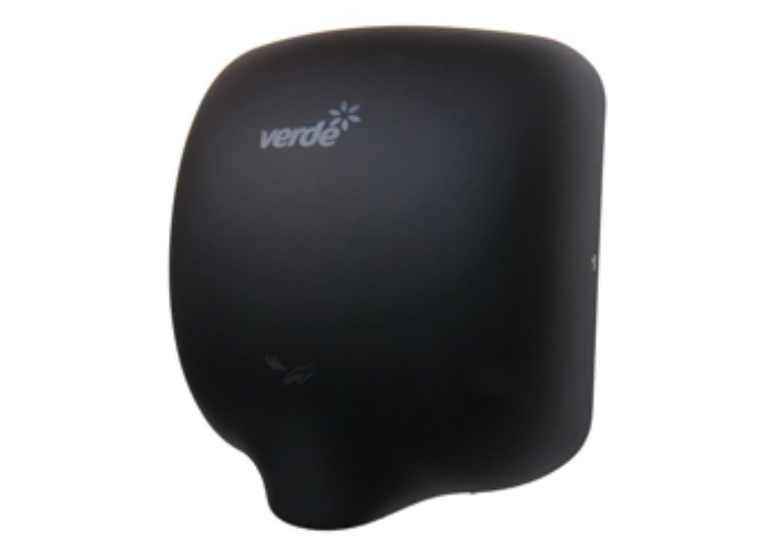 Matt Black Stainless Steel Hand Dryer by Verde Solutions