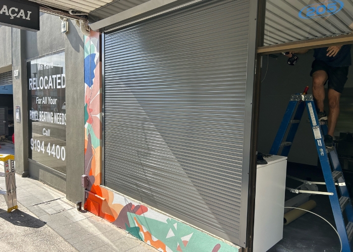 Heavy Duty Commercial Roller Shutters for Oakberry's New Bondi Store