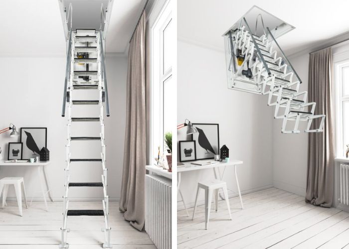 Remote Controlled Attic Ladder by Attic Ladders