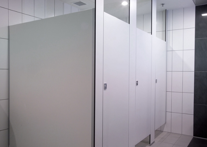 Squareline Modified Washroom Cubicles by Flush Partitions