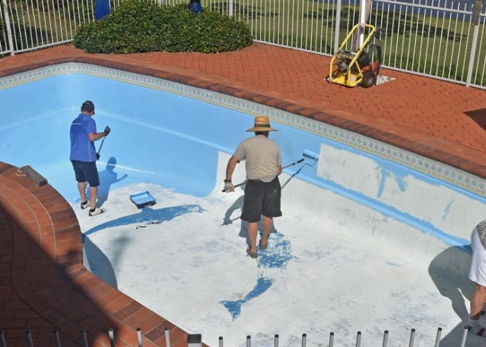 UV Resistant Pool Coating System by Hitchins Technologies
