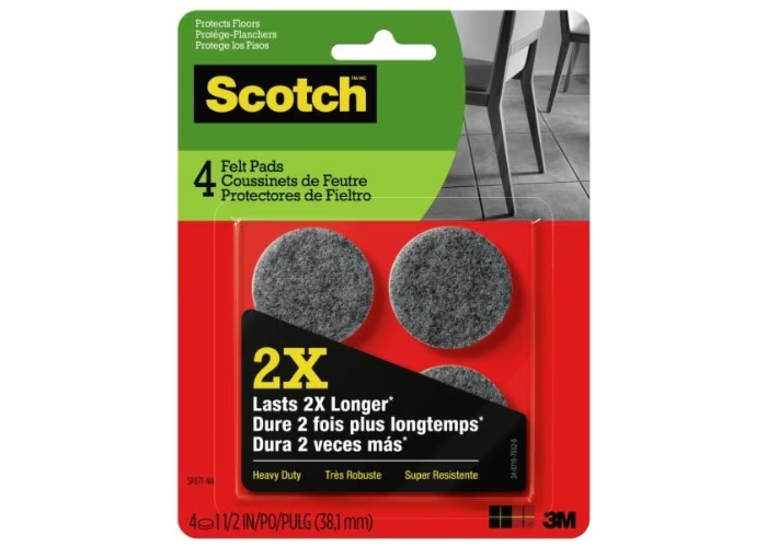 Heavy Duty Felt Pads for Furniture by 3M