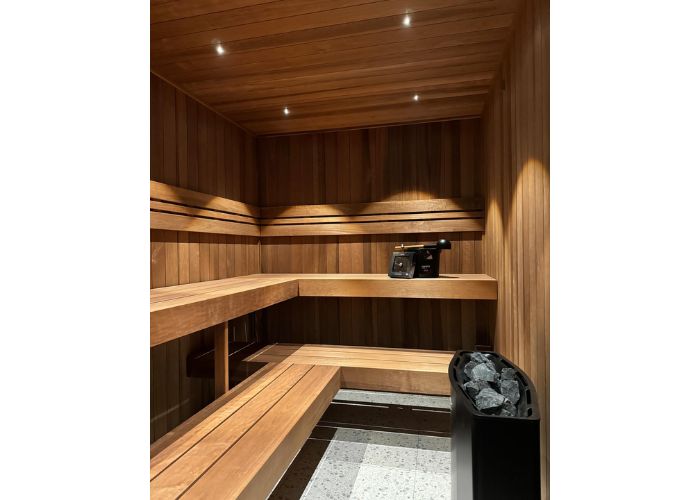 Family Sauna with Slim Heater by Sauna HQ