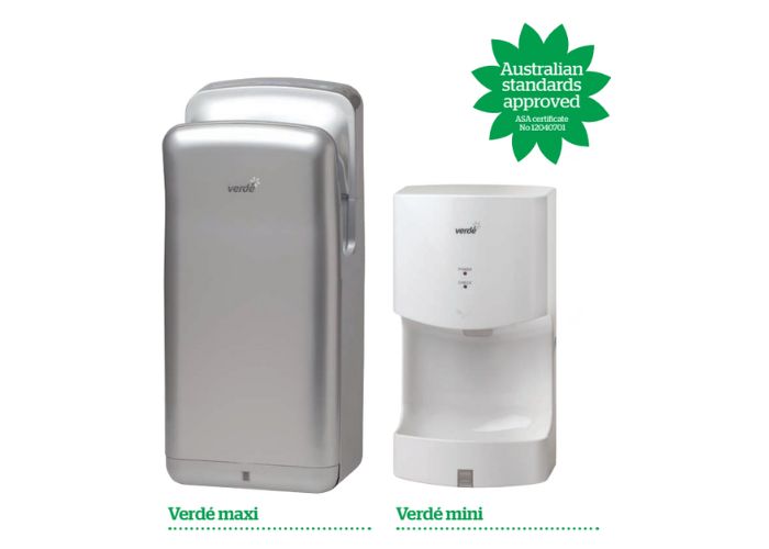 Australian Standards Approved Hand Dryers by Verde Solutions