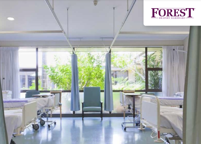 Curtain Solution for Hospitals by Forest Drapery