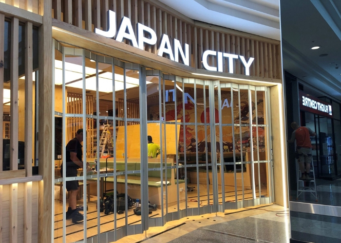 Bi Folding Security Door Secures Retail Tenancy by ATDC