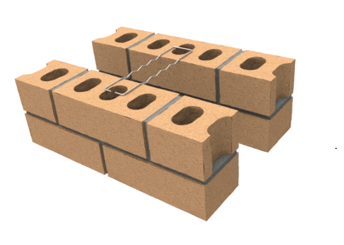 Stainless Steel Cavity Wall Tie for Medium Duty Masonry by Cerra Metal Works