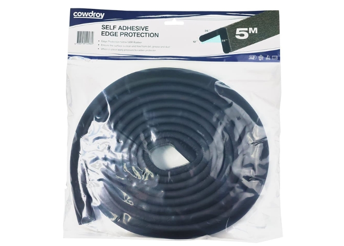 Synthetic Rubber Edge Protector with Self Adhesive by Cowdroy