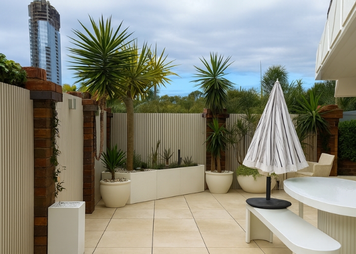 Textured Battens for Residential Outdoor Features by DECO Australia