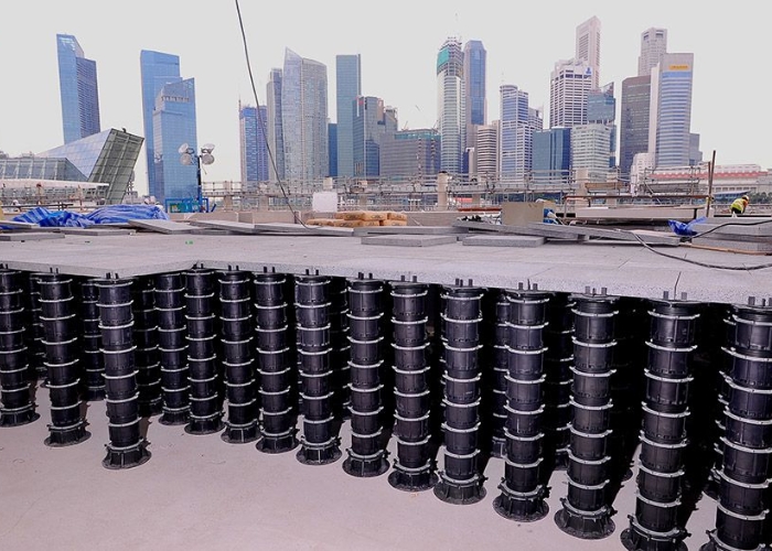 Screw Jack Pedestal for Pavers by Elmich