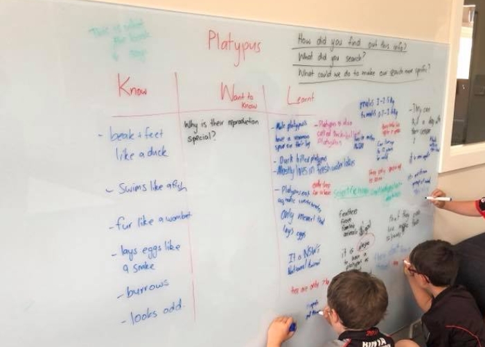 Writeable Wall Surface for Classrooms by ISPS Innovations