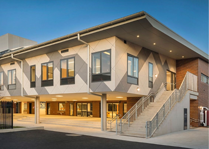 Fibre Cement Wall and Ceiling Solution for Education Facility