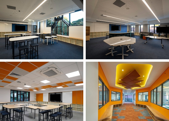 Fibre Cement Wall and Ceiling Solution for Education Facility