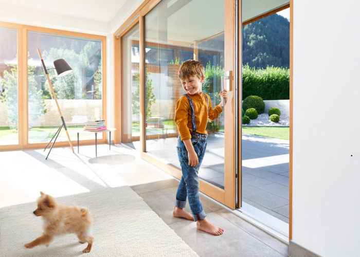 Lift-Slide Door Replacement for Effortless Large-Span Living by Paarhammer
