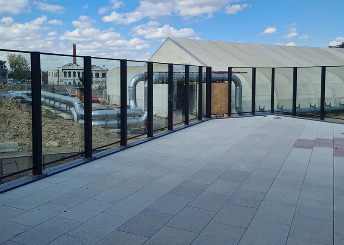 Raised Paver Podium System for Fitzroy Gasworks by Pasco