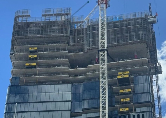 Retractable Loading Platform for Safer High-Rise Material Handling by Preston Hire