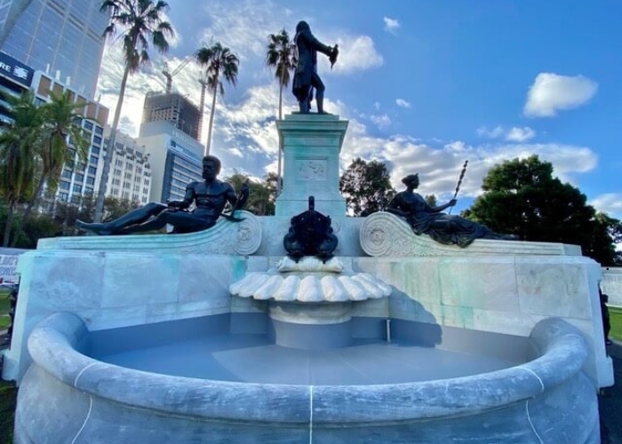 Heritage Fountain Waterproofing with Wolfin PVC Membrane by Projex Group