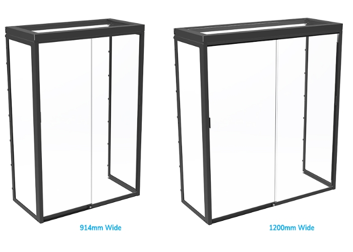 Glass Cabinet for Store Displays by SI Retail