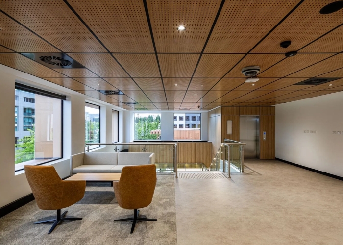 Custom Ceiling Tiles for Offices by SUPAWOOD