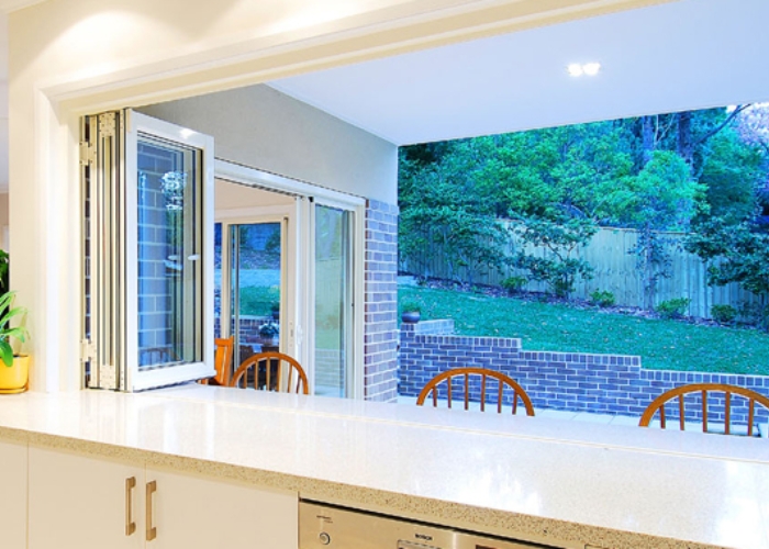 Bi-Fold Window for Kitchens by Vista Windows