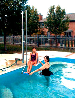 pool lifting out of ground